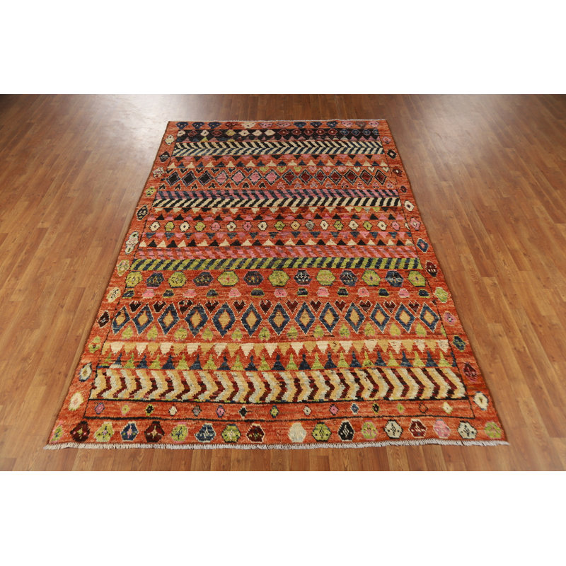 Tapis oriental marocain fait à la main 6 x 10