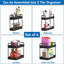 Katsumi 15.75'' W Plastic Storage Rack with Wheels