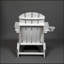 Chaise Adirondack en PEHD pliable avec porte-gobelet double - durable, résistante aux intempéries et facile à ranger pour un confort extérieur-2040294485