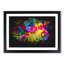 Multi-Coloured Rainbow Roses - Picture Frame Graphic Art Print-56862266-56862270