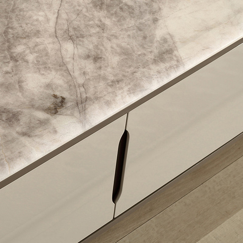 Table basse moderne avec pieds en acier au carbone, H 19,68 po x L 55,11 po x l 31,49 po