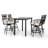 Alyne 4 - Person Patio Dining Set with Rectangular Table , Cushions Included