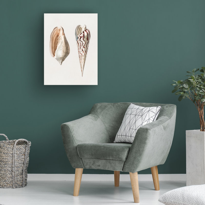 Œuvre sur toile, «bol bol Charles Dessalines D Two Mollusks Crop II», H 24 po x l 18 po