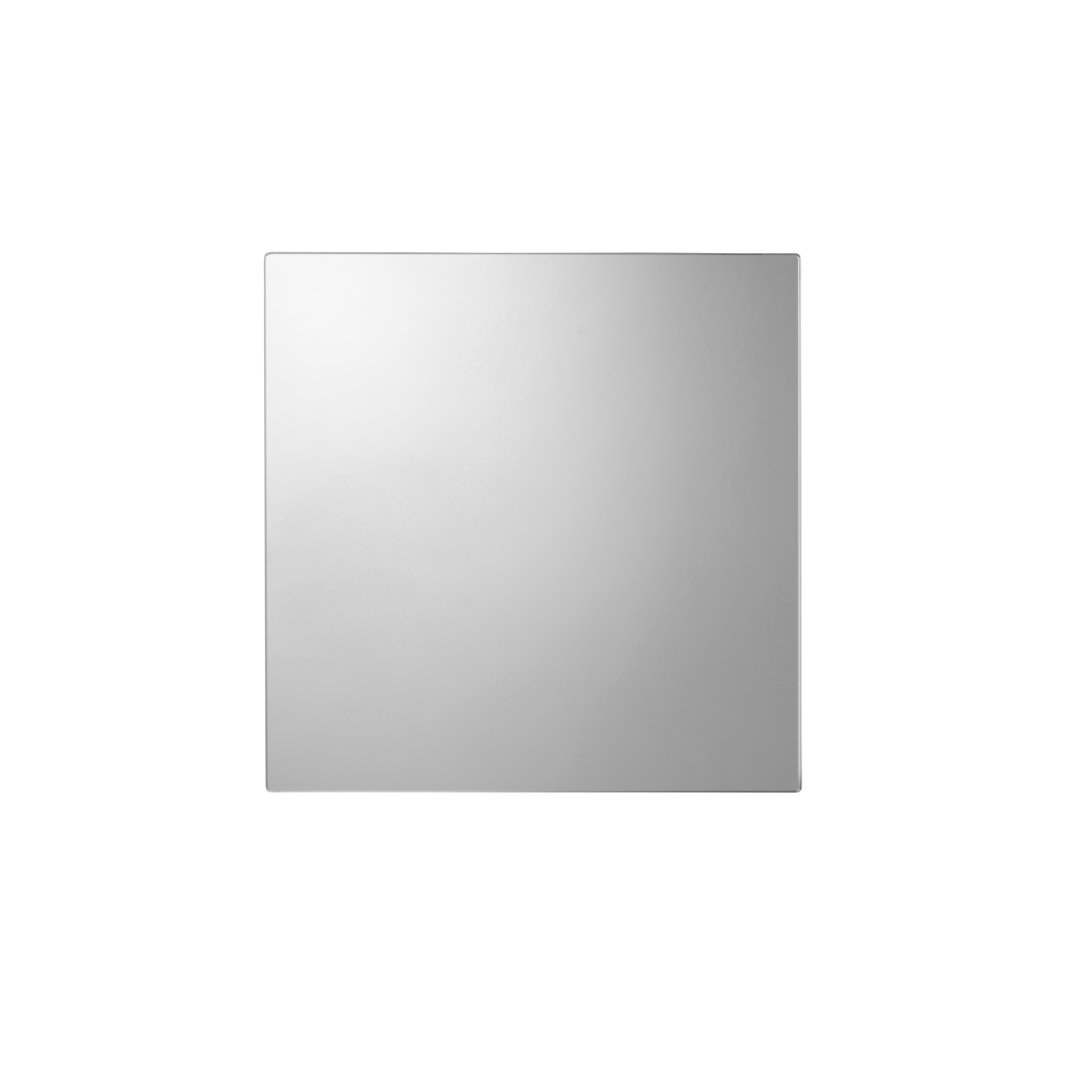 Fife 450mm W 450mm H Surface Frameless Medicine Cabinet Mirror 1 Fixed