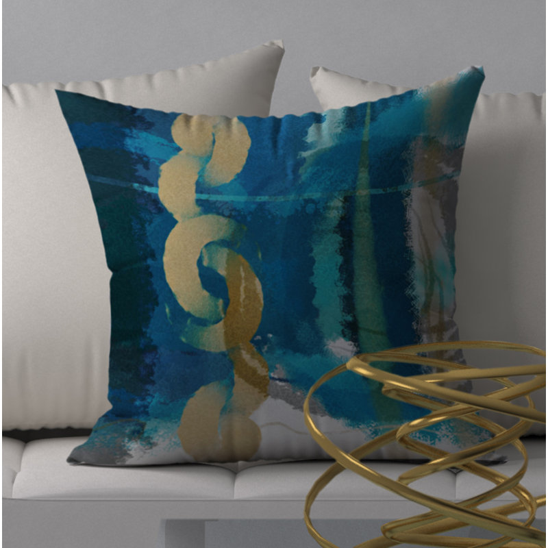 Reversible Throw Pillow, 18" x 18"