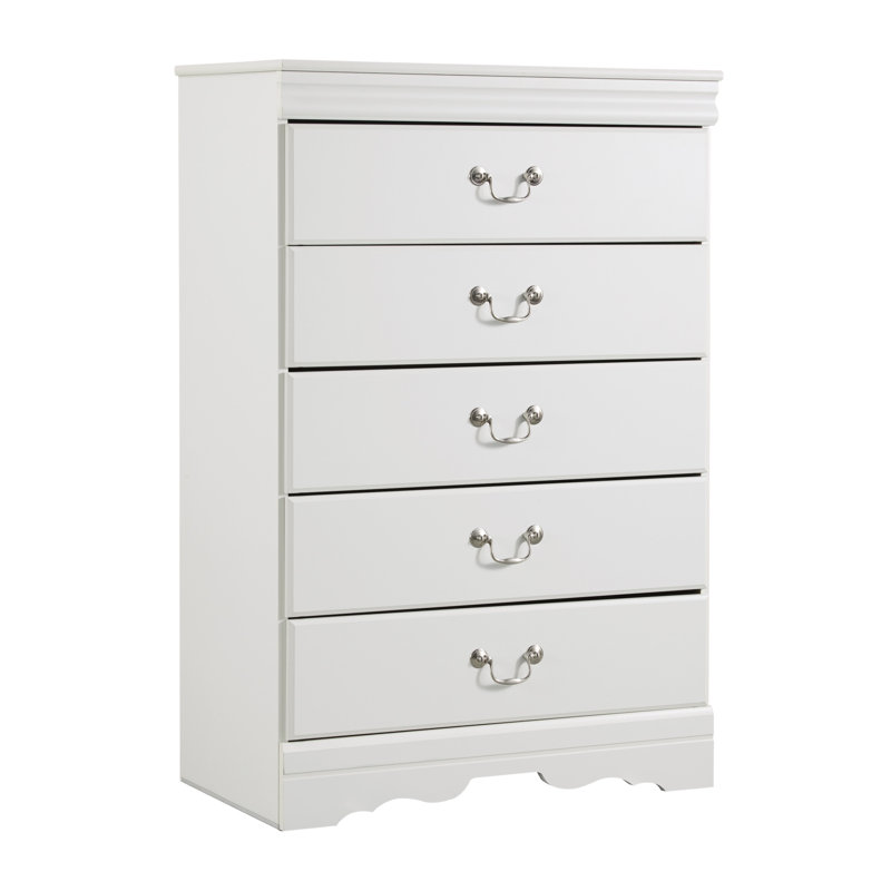 Amaaima 30'' Wide 5 -Drawer Chest, Black