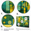 «Smooth Inner Fire Retro Geometric Collage III», ensemble de reproductions d'art mural abstraites-139429259