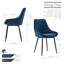 Veronica 18.5'' H Velvet Upholstered Side Chair-2033957410