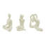 Ensemble de sculpture abstraite Yoga Pose