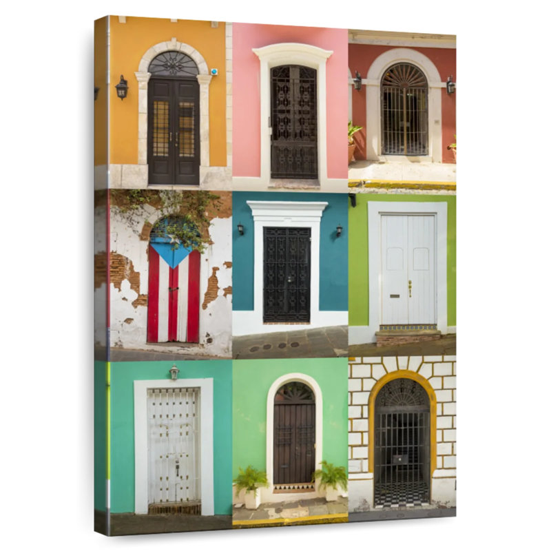 Doors In San Juan, 30" H x 20" W