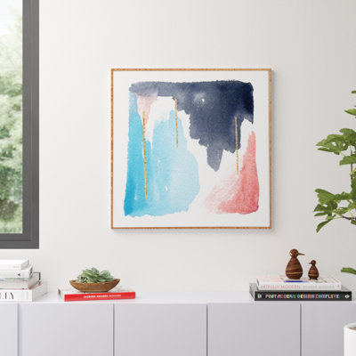 Ethier «Moving Mountains» - Reproduction d'art graphique sur bois encadrée