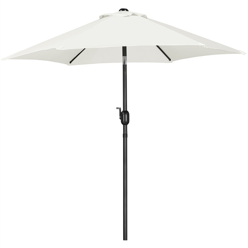 2.3m Garden Parasol Umbrella, Cream