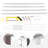 Mackenlie Stainless Steel 108'' to 144'' Curtain Track/Rail