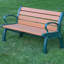 Banc de parc en plastique recyclé Heritage-10632896-10632892-10632893
