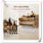 Wine Rack Wall Mounted Wood Shelf with Bottle Stemware Holder Storage Rack with 4-Bottle Dispenser