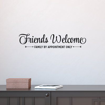 Décalcomanie™ "friends family" par rendez-vous