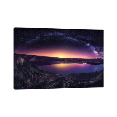 Milky Way Over Las Barrancas 2016 1 Piece Wrapped Canvas Wall Art