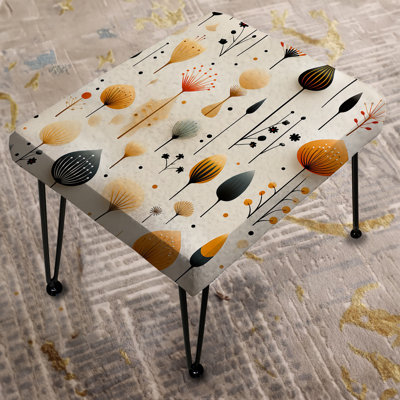 Scandinavian Midcentury Harmony - Midcentury Rectangle Ottoman