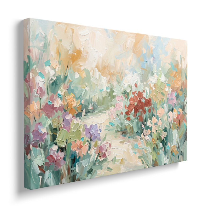 Tableau impressionniste multicolore sur toile, paysage, œuvre d'art murale picturale pour salon, salle à manger et chambre