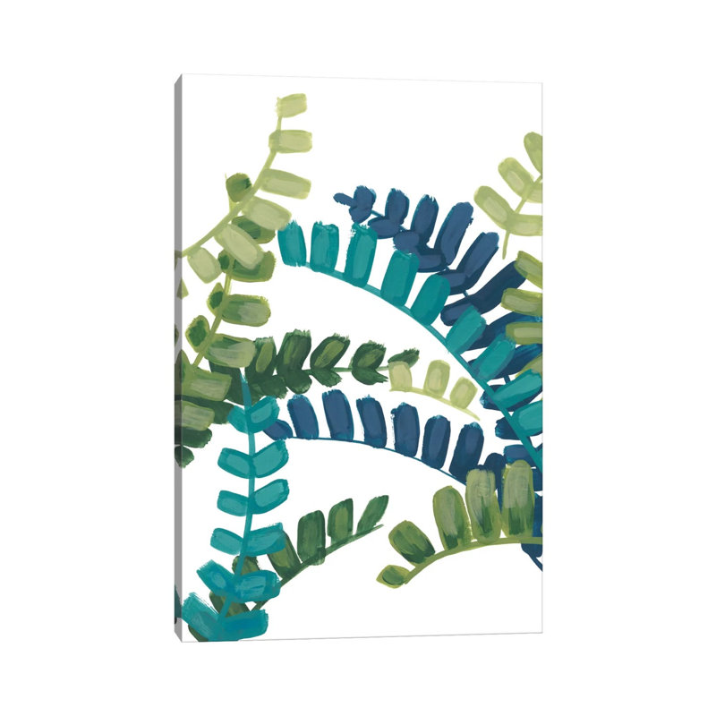 Tropical Thicket III by June Erica Vess - Wrapped Canvas Painting, 20.32 cm H x 30.48 cm W