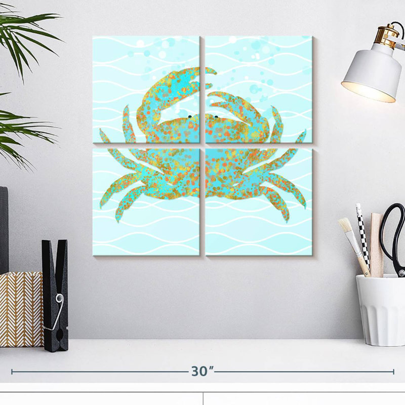 Brampt Kramer Crab, 18" H x 18" W