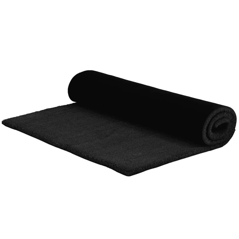 Ischia Non-Slip Indoor / Outdoor Doormat, Black