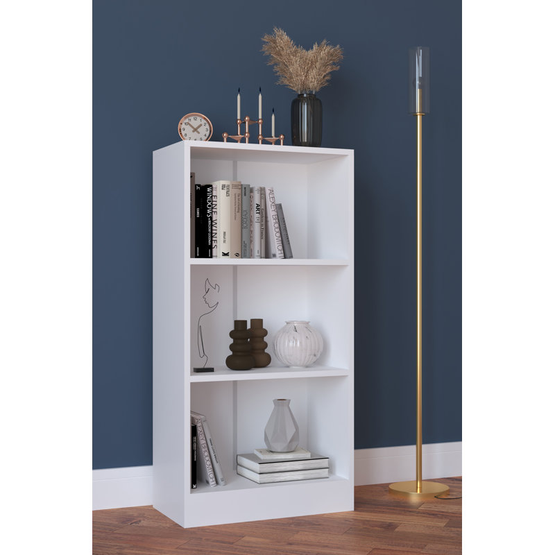 Athylene 114cm H Standard Bookcase, 114cm H x 56cm W x 30cm D, Anthracite
