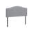 Bed, Headboard Only, Queen Size, Bedroom, Upholstered, Grey Leather Look, Transitional-634784360-634784362