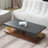 Rectangle Wood Coffee Table Walnut-colored-497404170