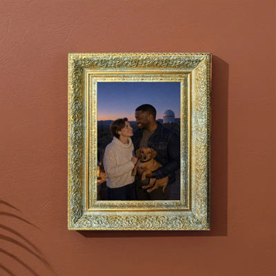 Cadre photo classique antique antique 1PC pour photos et décor de bureau 11 po x 14 po