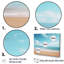 «Coastal Hush Dreaming Beach Sand I», ensemble d'art mural sur toile-107733831-107733829