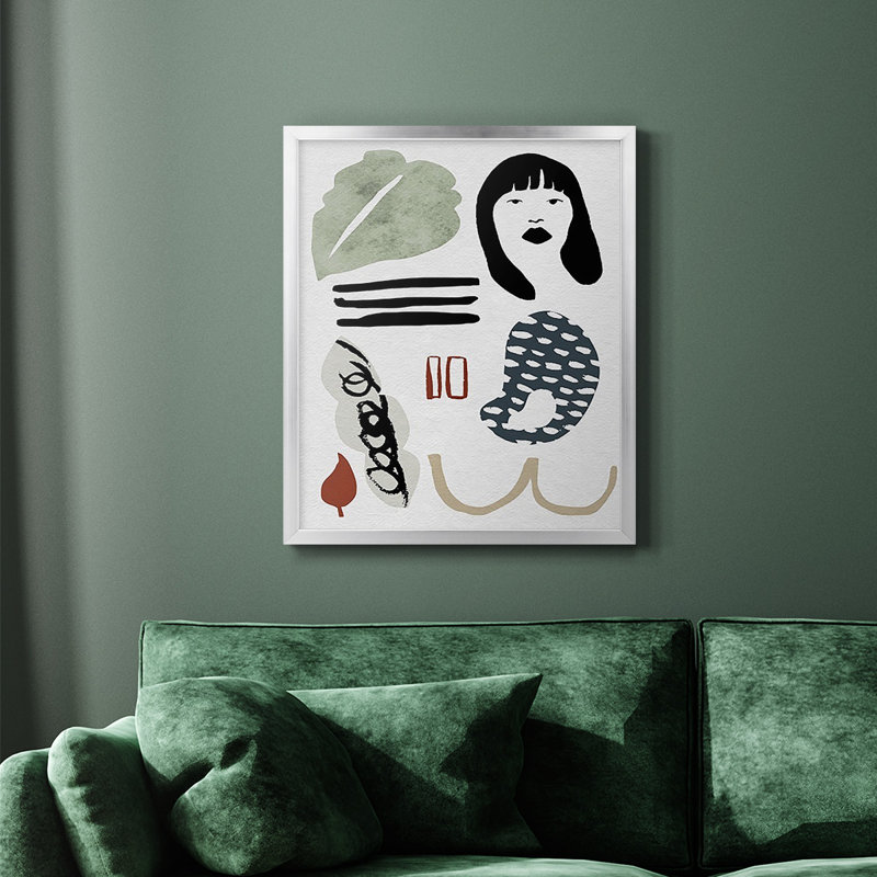 Toile encadrée de qualité supérieure - prête à être accrochée, Argent, H 24 po x l 20 po