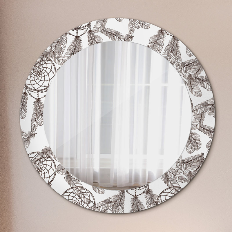 Huldar Glass Flat Wall Mirror