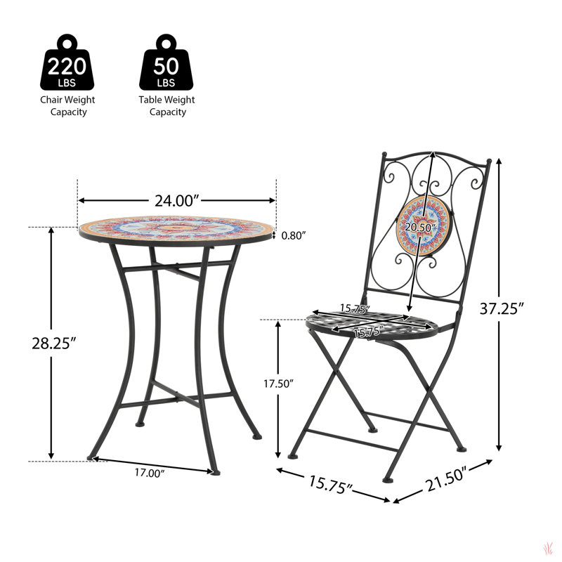 Lambert Outdoor Chat Set