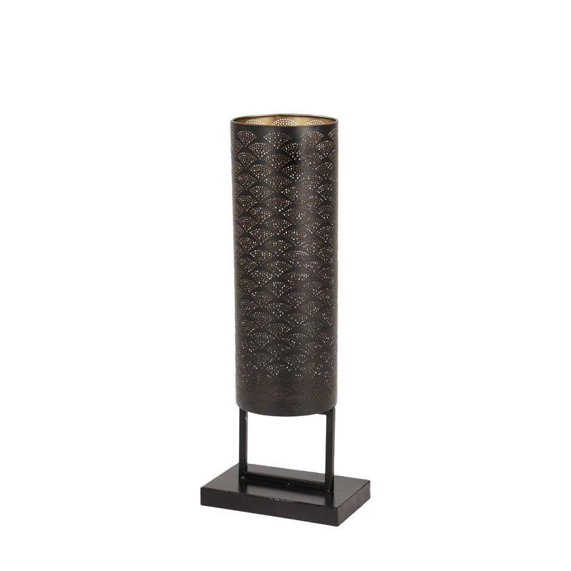 23.0'' H Metal Tabletop Lantern, 27" H x 10" W x 7" D
