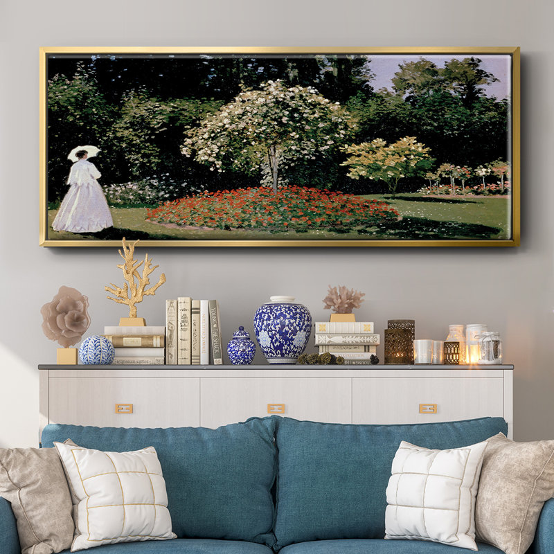 Monet - Framed Canvas