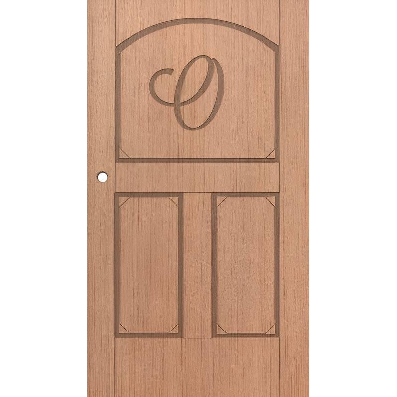 Bois massif 80 po sans finition, 24 po x 80 po, À droite