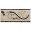 Carreau de mosaïque en marbre 6,3 po x 15 po Emerald