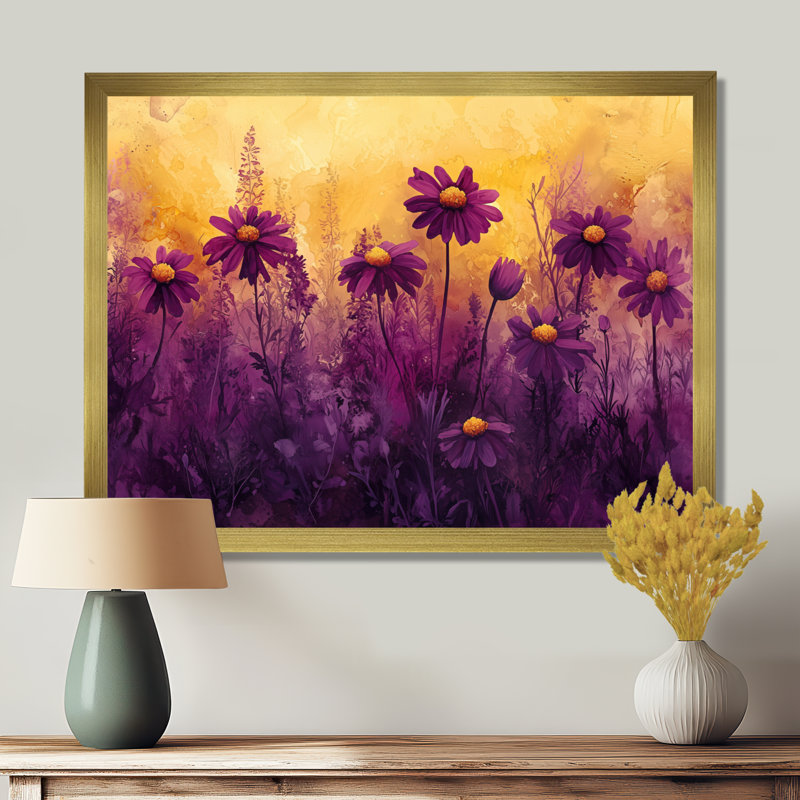 Art mural sur toile Jorgensen, Reproduction encadrée d'une seule photo, H 30 po x l 40 po, Doré