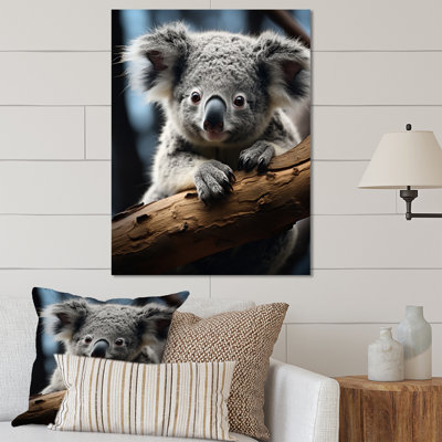 Koala Koalas Serenity - animaux, art mural en métal, salon