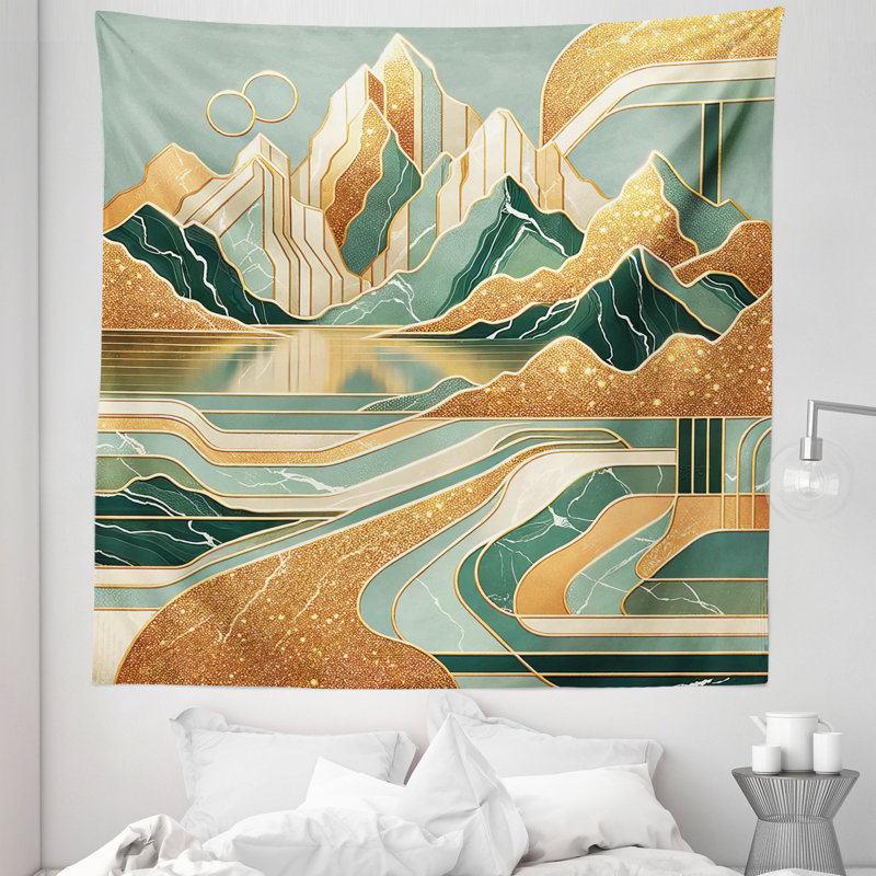 Tapisserie en microfibre, H 88 po x l 88 po