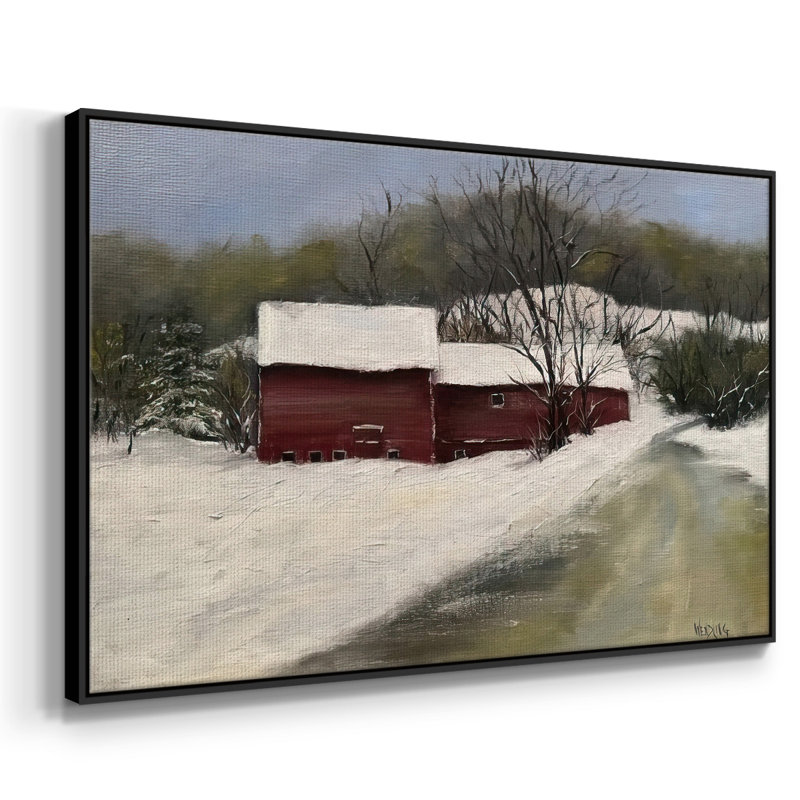 Winter Homestead II, Noir, H 17 po x l 25 po x P 1,5 po