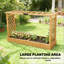Boîte à fleurs en bois, jardinière en treillis, lit de jardin surélevé