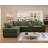 Upholstered Chenille 6 Piece Modular Sectional Sofa With Central Console, Wireless Charging & Storage-1453107161