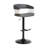 Demetrik Swivel Adjustable Height Upholstered Bar Stool with Arms and Pedestal Base-1820759756-1823480068