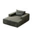 Fauteuil en velours côtelé de 75 pouces - aucun assemblage requis, canapé-lit moderne moelleux, oreiller, chaise longue pour usage intérieur, salon de chambre à coucher-728273366