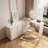 No Assembly Required Extendable 55.11''-110'' Makeup Vanities with Storage Space
