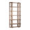 94" H x 44" W Solid Wood Etagere Bookcase