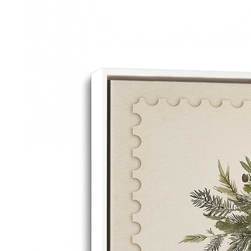 Impression sur toile Northiant Sleigh, H 12,75 po x l 18,75 po, Blanc opaque