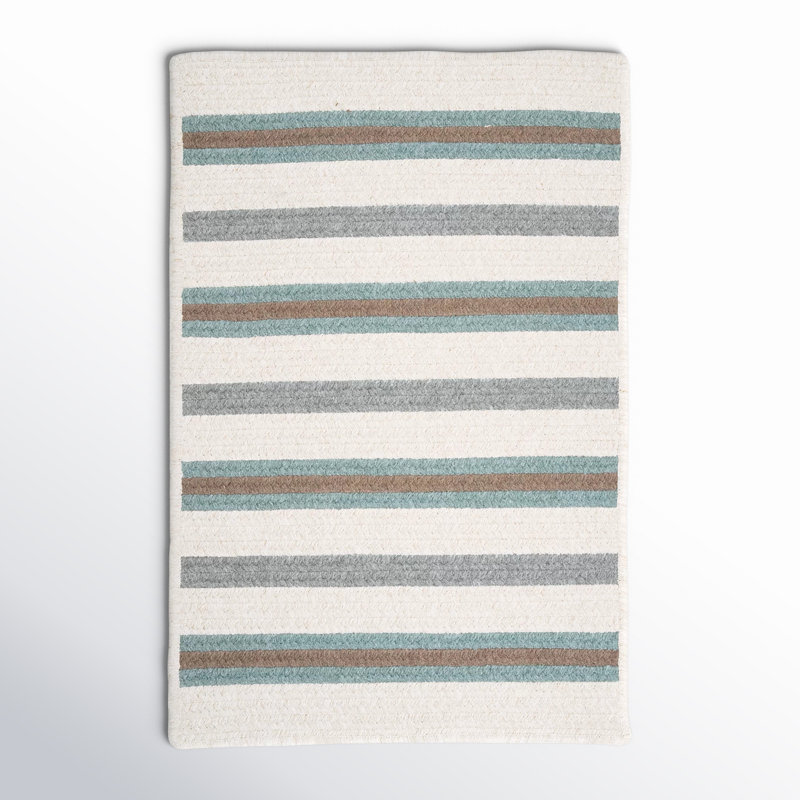 Tapis réversible à rayures Chung, Tapis de couloir 2 pi x 10 pi